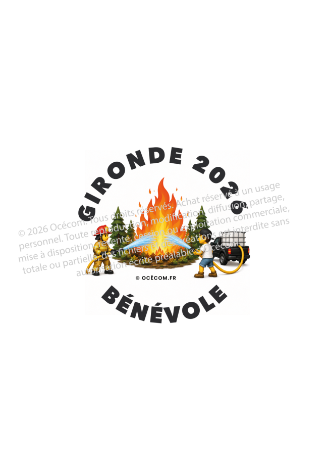 Logo Emoji Incendies Gironde avec ses déclinaisons de texte à imprimer | Bénévoles Chicanos &amp; Chicanas