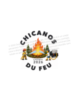 Logo Emoji Incendies Gironde avec ses déclinaisons de texte à imprimer | Bénévoles Chicanos &amp; Chicanas